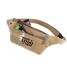 Canvas Travel Belt Waist Pack